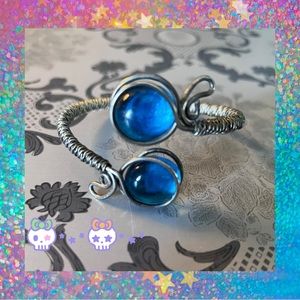 💀 Blue stone armband